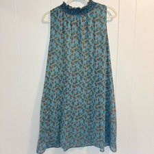 Evelyn CottageCore BoHo Women’s Floral Sleeveless Smocked Dress