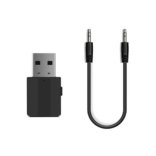 USB 2-In-1-Freisprechanruf-Musik-Audio-Adapter für Auto- und -Lautsprecher J3Q2