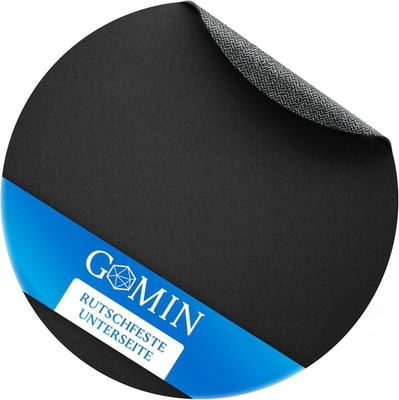 Gomin Gaming Mauspad Rund - Ø 22Cm Rundes Mousepad Rutschfest - Ohne Störendes L