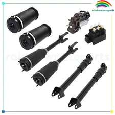 8X Air Suspension Spring Strut Valve Block Compressor Kit For Mercedes X164 W164