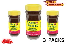 Cafe Bustelo, Espresso Style, Dark Roast Instant Coffee, 7.05 oz Jar