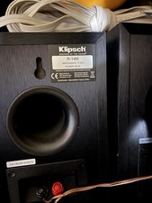 Klipsch R-14M 4in Reference Bookshelf Speaker - 2 Pieces Black for