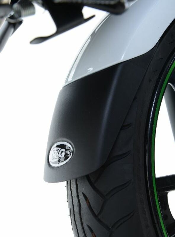 Garde-boue avant R&G prolongé noir pour protéger le radiateur de la Vulcan S