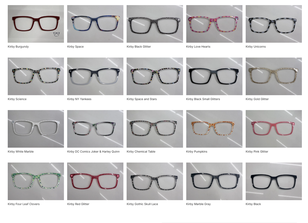 Pair Eyewear The Kirby Magnetic Toppers Frames Set Of 3 Pair Eyewear Top Frames Toppers The Kirby | eBay main image 3