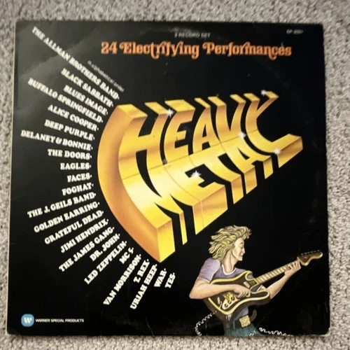 Heavy Metal 24 Electrifying Performances 2xLP Vinyl Warner 1978 Black Sabbath