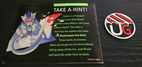 Nintendo NES Shadowgate Manual 