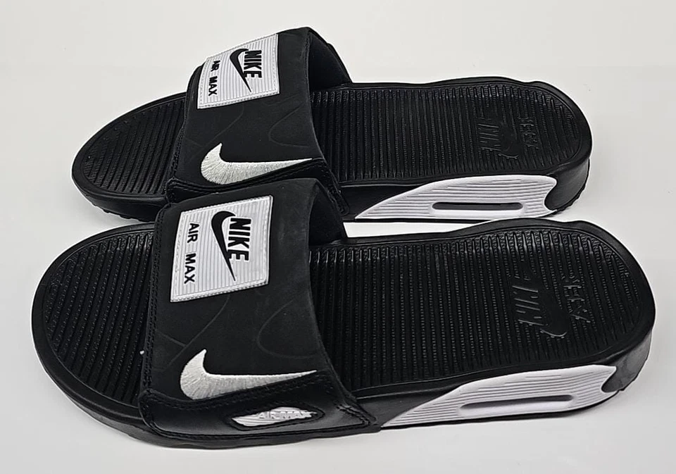 Nike Air Max 90 Slide Para Mujer Talla 10 - Zapatillas Informales Cómodas Sandalias Sin Cordones Foto 4 de 4