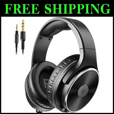 Wired Over-Ear Headphones: Comfort-Fit Noise Isolation for Music Producers & DJs