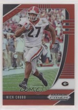 2020 Panini Prizm Draft Picks Red Prizm Nick Chubb #78 15d4