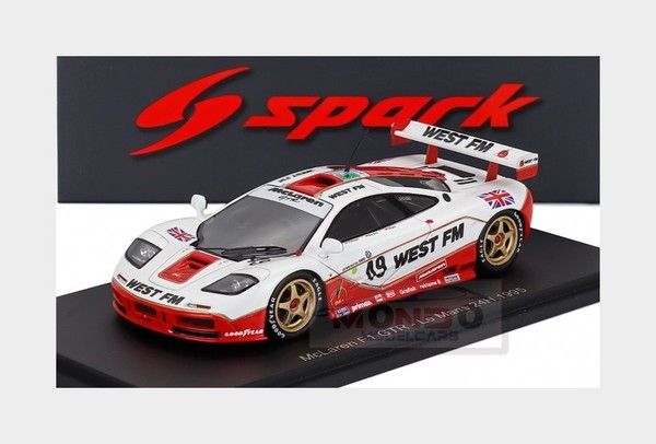 1:43 Spark Mclaren F-1 Gtr 6.1L #49 24H Le Mans 1995 Nielsen Bscher Mass S6673 M-image