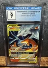 Reshiram & Charizard GX TAG TEAM Ultra Rare Holo CGC 9 Sm-Unbroken Bonds 20/214