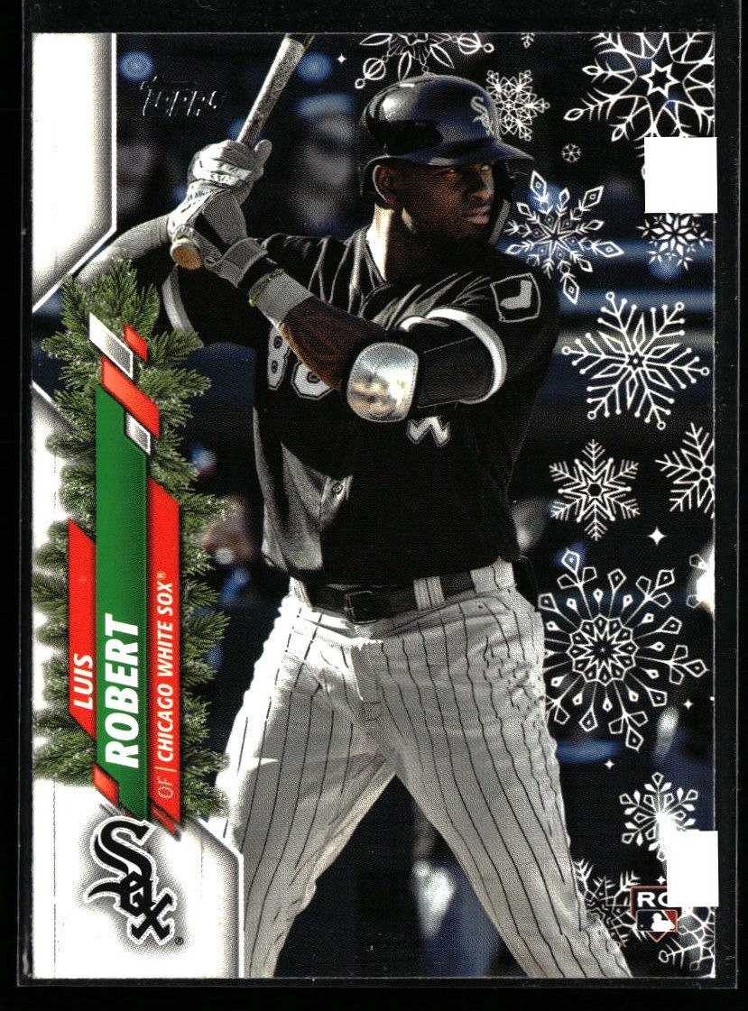 Luis Robert 2020 Topps Holiday #HW2a Rookie Chicago White Sox
