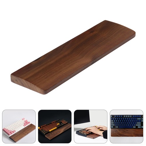 300 Mm Walnuss -Handhalter Handgelenkruhe Holz Tastatur Handgelenkauflage - 第 1/12 張圖片