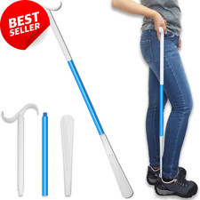 35.5" Long Handled Shoe Horn & Dressing Stick Sock Remover Aid for Seniors