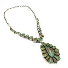 Michael & Rosita Calladitto Signed Navajo Sterling Turquoise Necklace #S5308-3 — photo 1