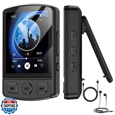 MP3 Player with Clip 64GB Mini MP3 Player with Bluetooth 5.2,Port