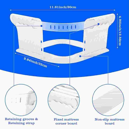 Lock Sheet Holders Keep Sheets Tight Heavy Duty Bed Sheet Holder Corner Fitted - Picture 5 of 12