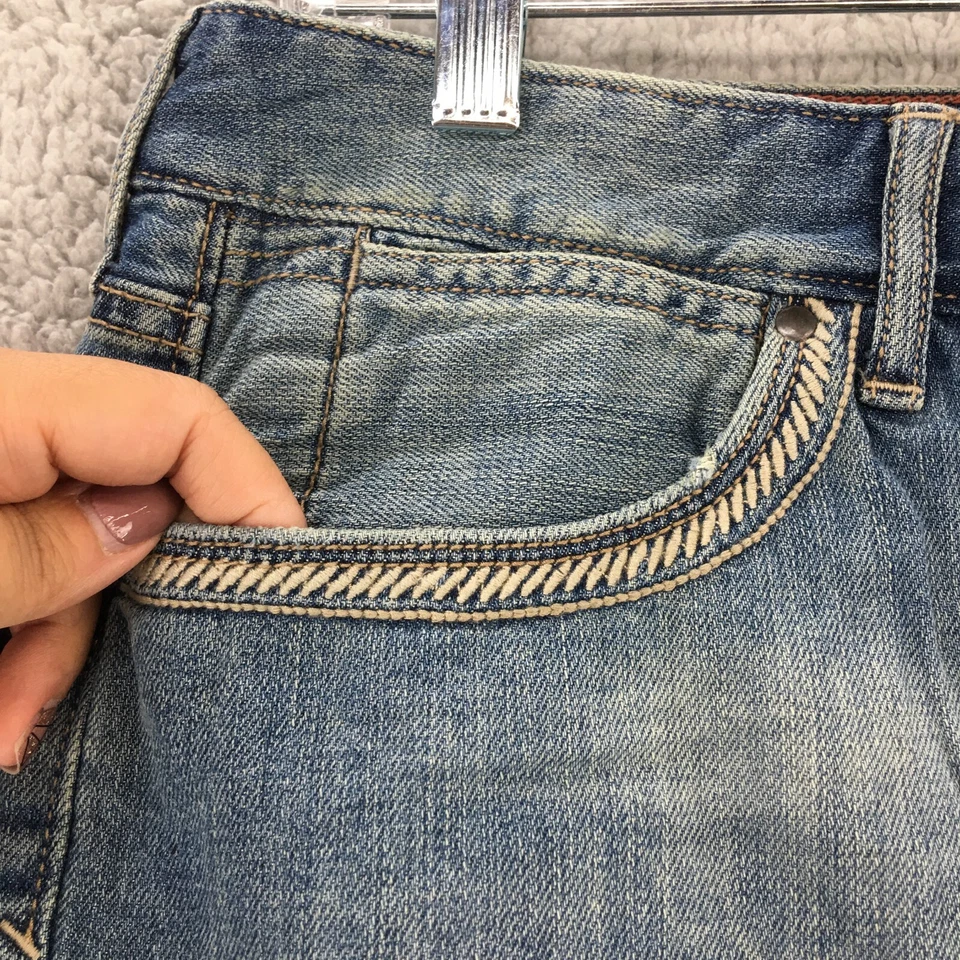 Falda vaquera Eddie Bauer para mujer 12 azul lápiz cremallera recta mosca mezcla de algodón Foto 3 de 4