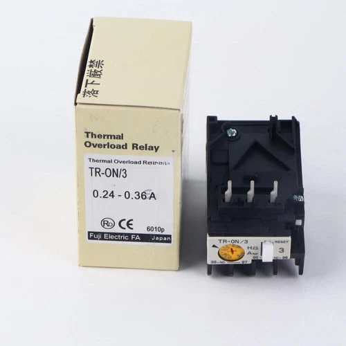1 Stück Fuji TR-ON/3 0,24-0,36A Thermal Overload Relais Neu TRON/3 - Bild 1 von 4