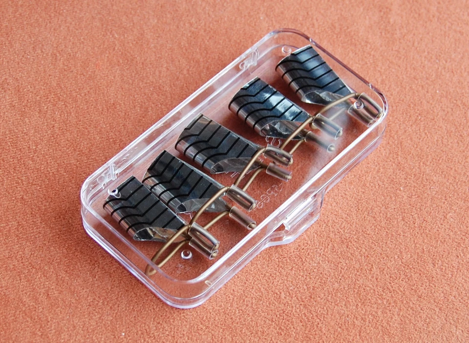 5 Schablonen in silber für Gel und Acryl Reusable Modellierschablonen - Bild 2 von 3