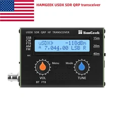 HAMGEEK USDX-CW 5W usDX SDR QRP Transceiver QCX-SSB to SSB 15m/20m/40m USA