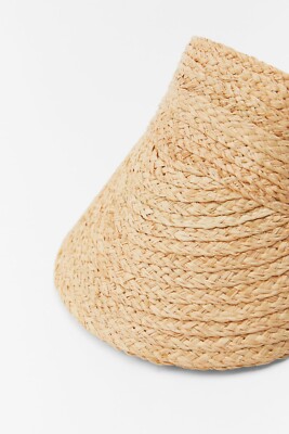 Zara Raffia Visor | eBay display picture 1
