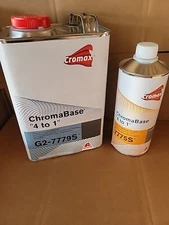 7775s & CROMAX ChromaBase G2-7779S Clear Coat Activator Quart Medium Temp 4:1