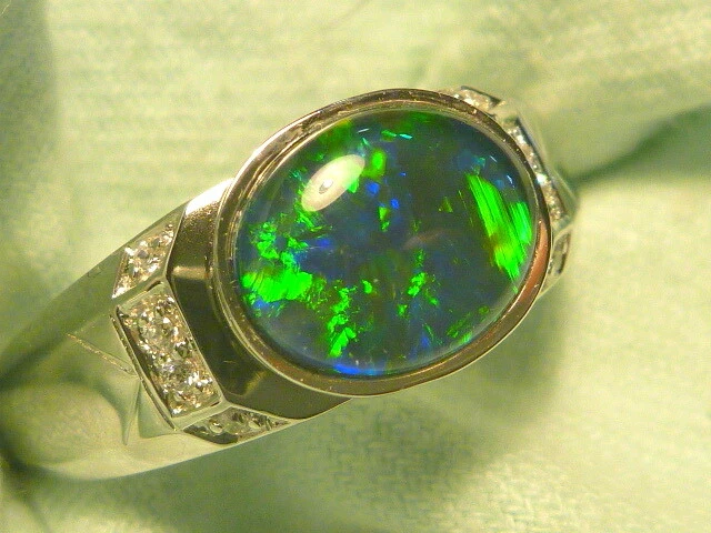 Mens opal hotsell rings ebay