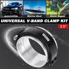 89 mm / 3.5" INCH ALUMINUM V BAND CLAMP FOR INTERCOOLER PIPES Quick Release