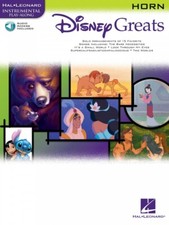 Disney Greats for Horn Instrumental Play-Along Pack Book and Audio 000841939