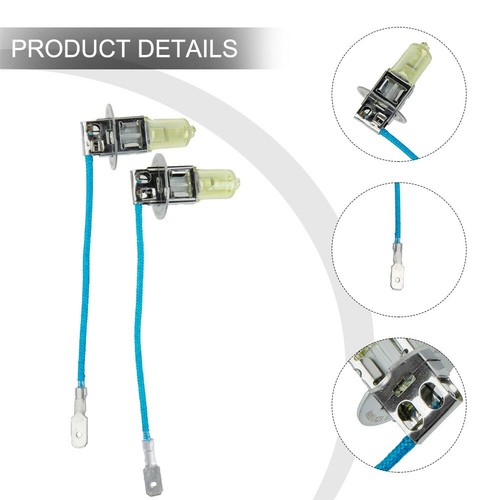 Améliorez la visibilité avec les ampoules phares jaunes xénon H3 100 W