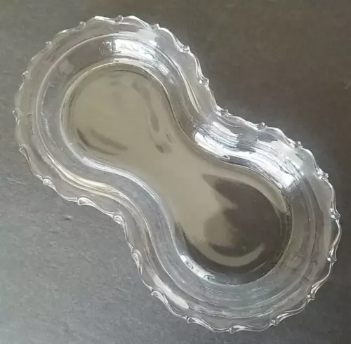 Vtg Fostoria Century Pattern Glass 7" Tray for Creamer & Sugar Bowl - TRAY ONLY