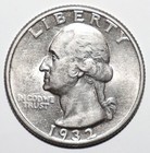 1932 Washington Quarter Unc (E197)