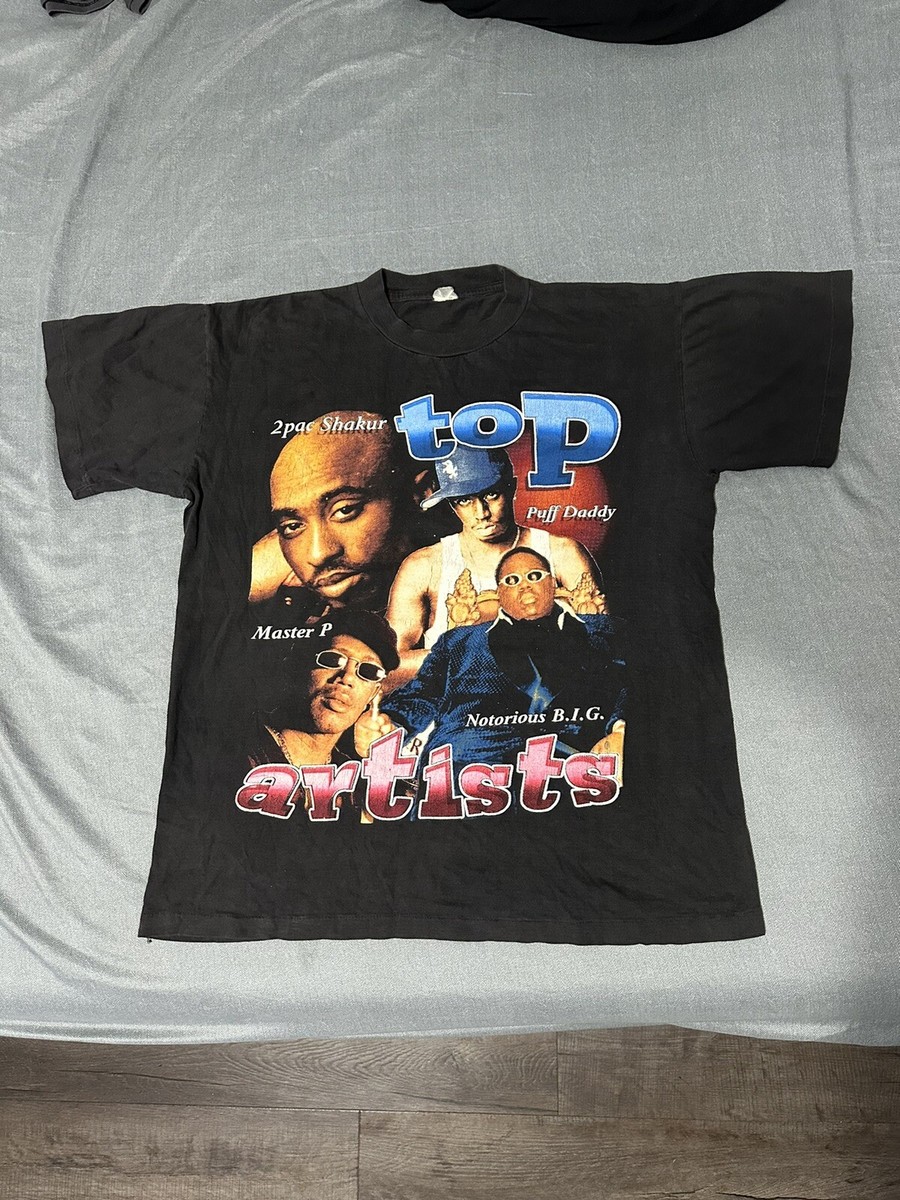 Vintage Rap Tee Top Artist 2Pac Notorious Big | eBay Vintage Rap Tee Top Artist 2Pac Notorious Big | eBay
