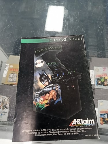Batman Forever SNES Instruction Manual - Picture 2 of 3