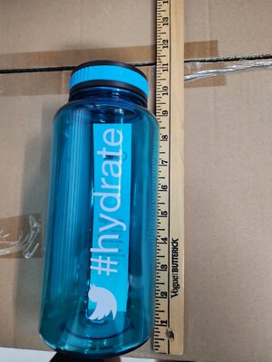 Authentic Og Twitter Logo  #hydrate Water Bottle - 32oz, Wide Mouth,