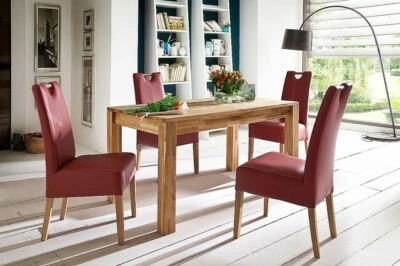 Massivholz Esstisch 160x90cm Wildeiche massiv geölt Eßzimmer-tisch Schreibtisch