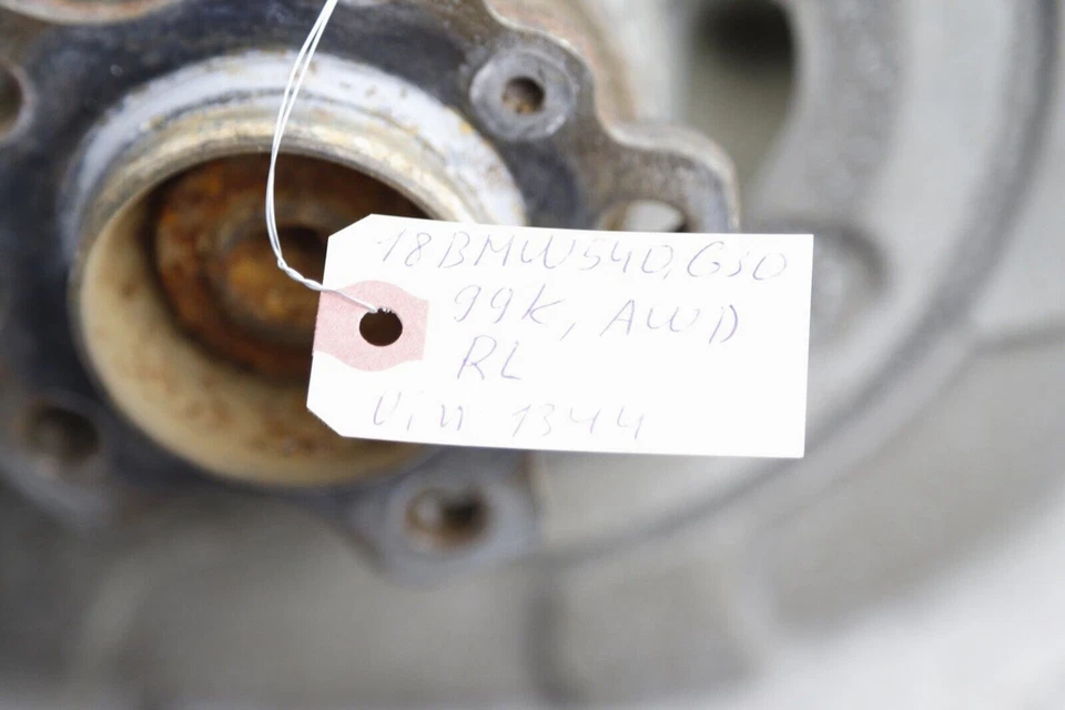 17-20 BMW 530I 540I G30 DRIVER SIDE REAR LEFT SPINDLE AXLE CONTROL ARM SET - Image 3 of 4