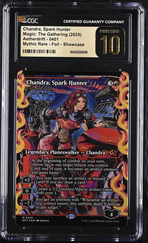 Calificado Prístino 10 CGC - Magic The Gathering - Chandra, Spark Hunter #0401 Foto 3 de 4