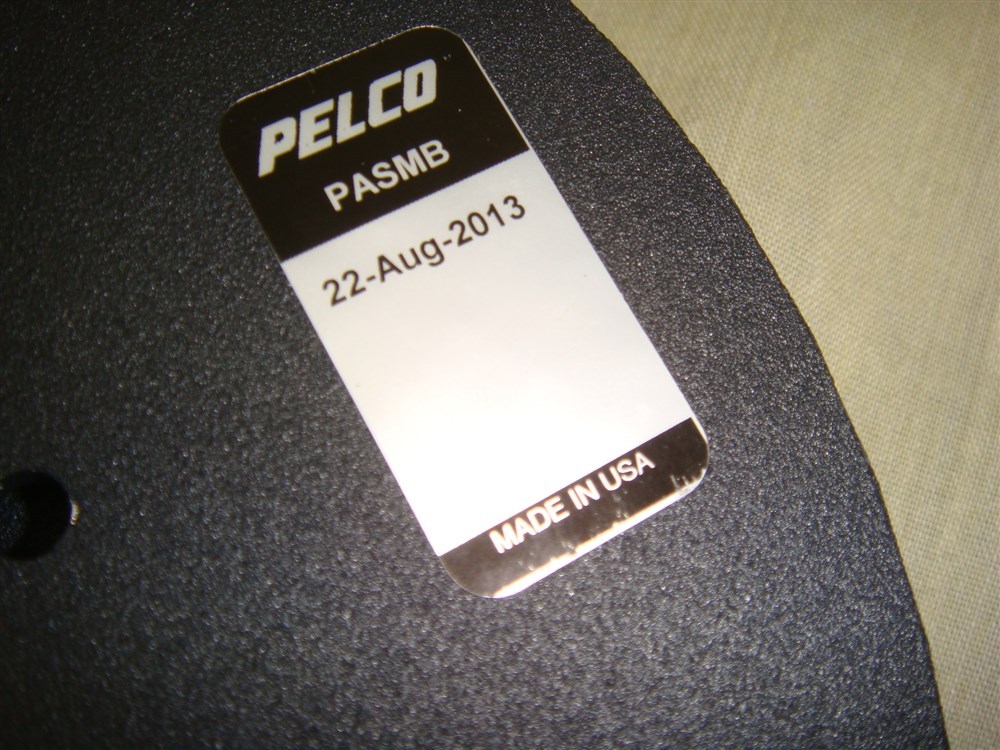 PELCO PASMB PENDANT ADAPTER FOR SURFACE MOUNT DOME SECURITY CAMERAS -NEW
