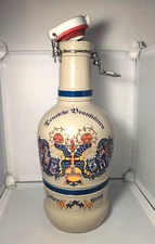 Deutsche Braustätten Jahreskrug Beer Bottle Jug with Handle Made in Germany