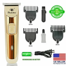 Rechargeable Electric Men Hair Clipper Shaver Trimmer Razor haircut Grooming Kit