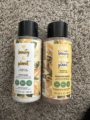 Love Beauty And Planet HOPE & REPAIR Shampoo & Conditioner Set-13.5oz. Each