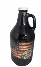 Made in USA large JUMBO beer jug American Patriotic, July 4 American Flag 12โ