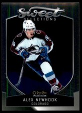 Alex Newhook 2021-22 O-Pee-Chee Platinum Sweet Selections RC Auto #SS-1 Colorado