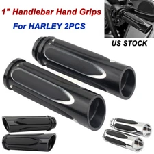 1" Electronic Handlebar Hand Grips For Harley Touring Electra Road King Glide
