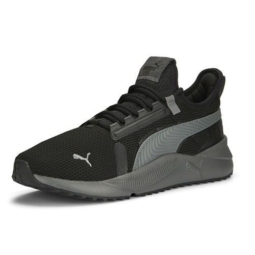 Scarpe casual Puma Pacer Future Street maglia stringate uomo nere sneakers 39113202 - Foto 2 di 6