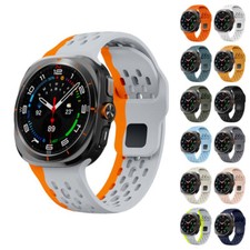 Soft Silicone Loop Bracelet Sport Band Strap For Samsung Galaxy Watch Ultra 47mm