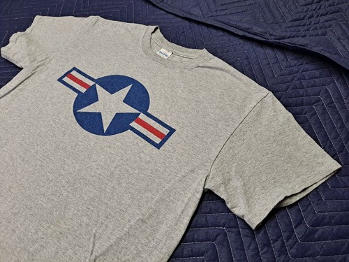 Top Gun Classic Logo Gray Gildan - NICE - T-Shirt - Mens M - Picture 3 of 9