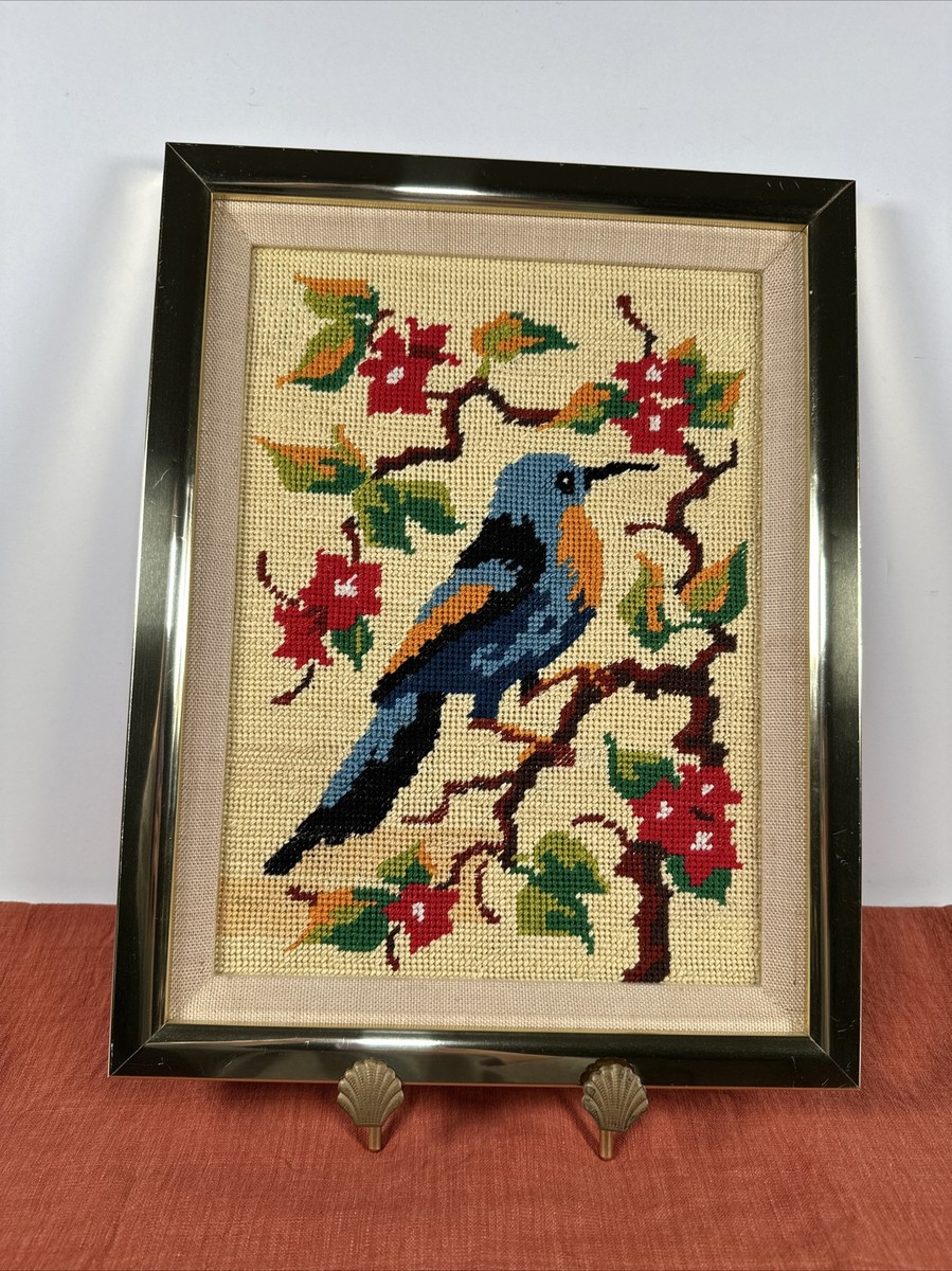 Vintage Completed Royal Paris Blue Bird Garden Branches